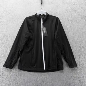 Walter Hagen P11 Performance Rain Jacket Medium Black Womens Waterproof NWT